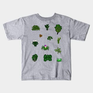 House plant assortment cartoon compilation Kids T-Shirt